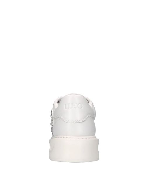 Sneakers in ecopelle e strass LIU JO | KYLIE 32 SPREADINGBIANCO